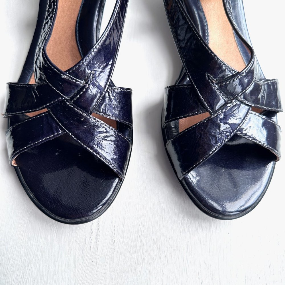 SöFFT Womens Navy Patent Leather 8 M - Picture 3 of 13